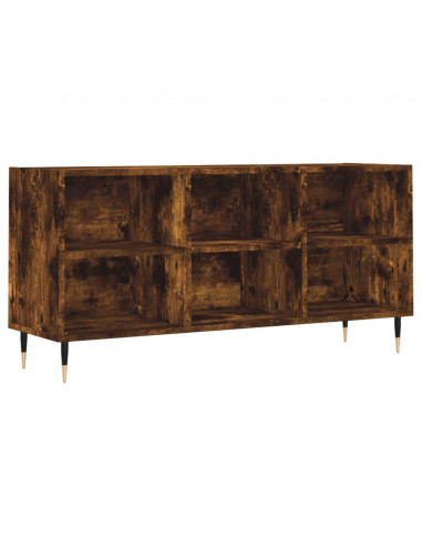 Mobile Porta TV Rovere Fumo 103,5x30x50 cm in Legno Multistrato