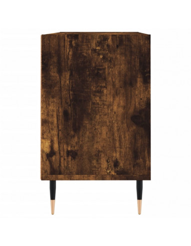 Mobile Porta TV Rovere Fumo 103,5x30x50 cm in Legno Multistrato