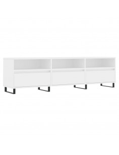 Mobile Porta TV Bianco 150x30x44,5 cm in Legno Multistrato 2