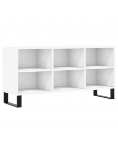Mobile Porta TV Bianco 103,5x30x50 cm in Legno Multistrato 2