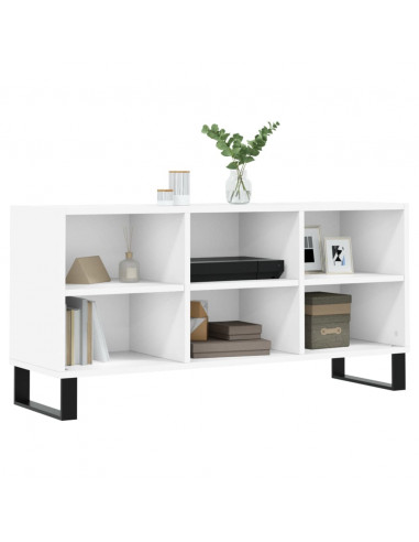 Mobile Porta TV Bianco 103,5x30x50 cm in Legno Multistrato