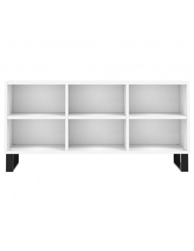 Mobile Porta TV Bianco 103,5x30x50 cm in Legno Multistrato