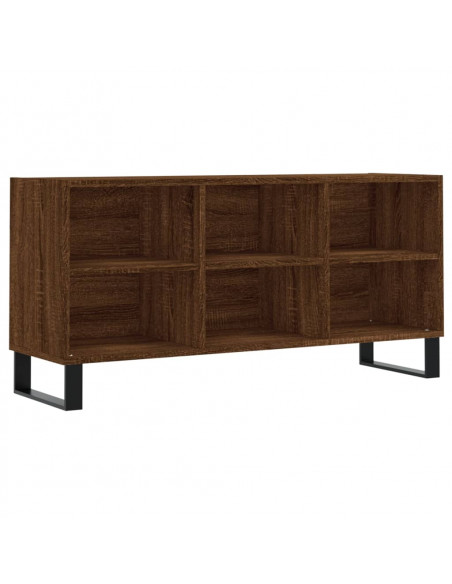Mobile Porta TV Rovere Marrone 103,5x30x50 cm Legno Multistrato