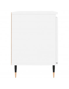 Mobile Porta TV Bianco 104x35x50 cm in Legno Multistrato 2