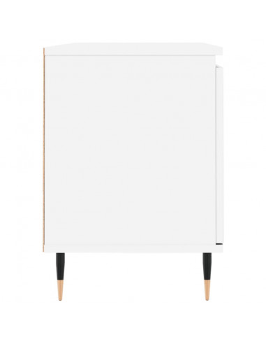 Mobile Porta TV Bianco 104x35x50 cm in Legno Multistrato