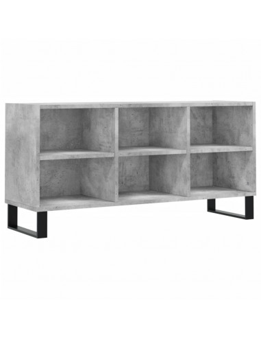 Mobile per TV Grigio Cemento 103,5x30x50 cm Legno Multistrato