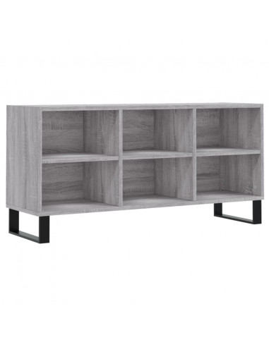 Mobile TV Grigio Sonoma 103,5x30x50 cm in Legno Multistrato
