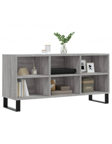 Mobile TV Grigio Sonoma 103,5x30x50 cm in Legno Multistrato