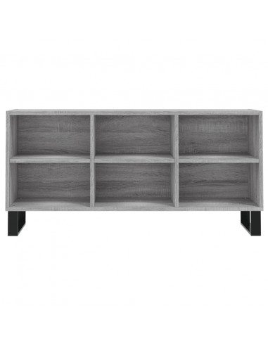 Mobile TV Grigio Sonoma 103,5x30x50 cm in Legno Multistrato