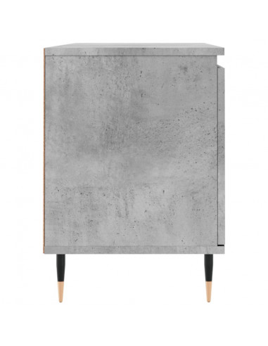 Mobile Porta TV Grigio Cemento 104x35x50cm in Legno Multistrato