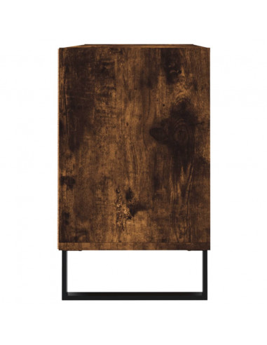 Mobile Porta TV Rovere Fumo 103,5x30x50 cm in Legno Multistrato