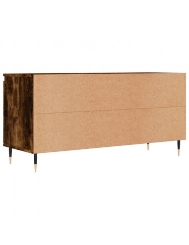 Mobile Porta TV Rovere Fumo 104x35x50 cm in Legno Multistrato