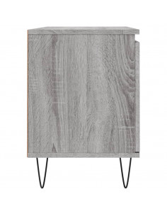 Mobile Porta TV Grigio Sonoma 104x35x50 cm in Legno Multistrato 2