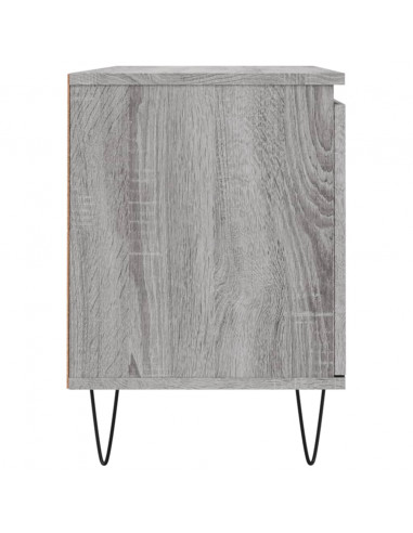 Mobile Porta TV Grigio Sonoma 104x35x50 cm in Legno Multistrato