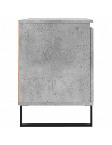 Mobile Porta TV Grigio Cemento 104x35x50cm in Legno Multistrato