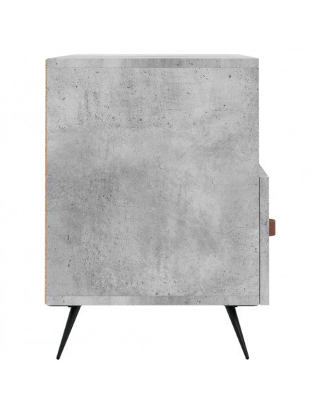 Mobile per TV Grigio Cemento 80x36x50 cm Legno Multistrato