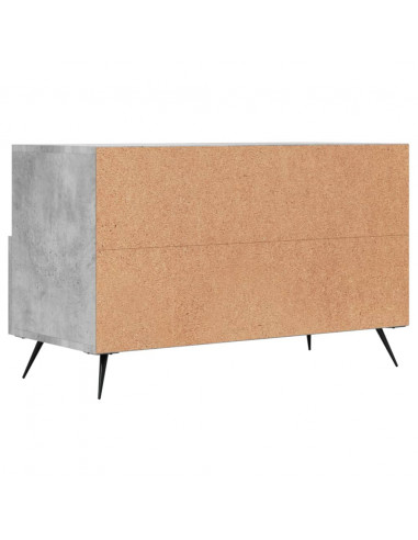 Mobile per TV Grigio Cemento 80x36x50 cm Legno Multistrato