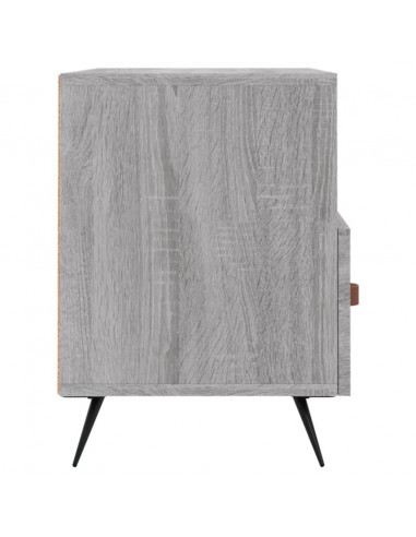 Mobile Porta TV Grigio Sonoma 80x36x50 cm in Legno Multistrato