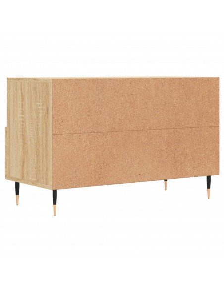 Mobile per TV Rovere Sonoma 80x36x50 cm Legno Multistrato