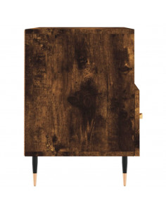 Mobile Porta TV Rovere Fumo 80x36x50 cm in Legno Multistrato 2