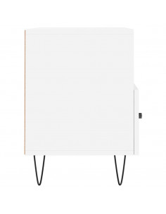 Mobile Porta TV Bianco 80x36x50 cm in Legno Multistrato 2