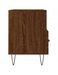 Mobile Porta TV Rovere Marrone 80x36x50 cm in Legno Multistrato 2