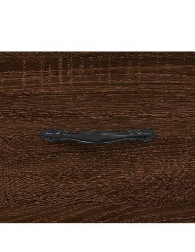 Mobile Porta TV Rovere Marrone 80x36x50 cm in Legno Multistrato