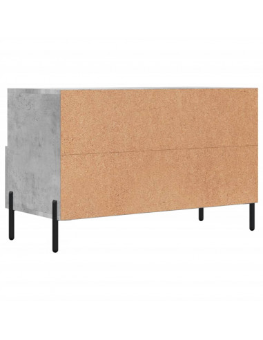 Mobile per TV Grigio Cemento 80x36x50 cm Legno Multistrato
