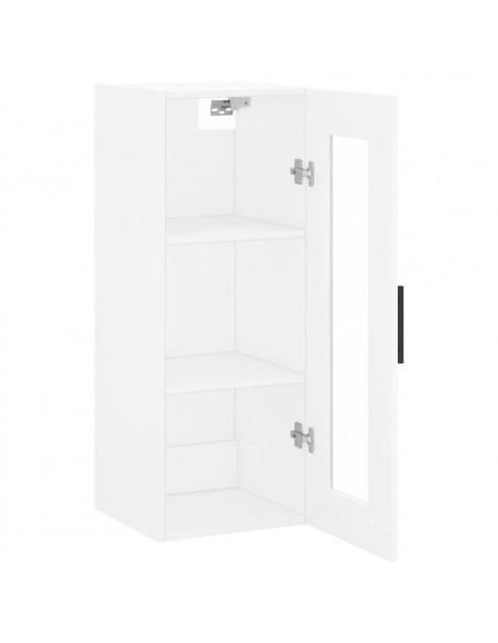 Mobile a Parete Bianco 34,5x34x90 cm