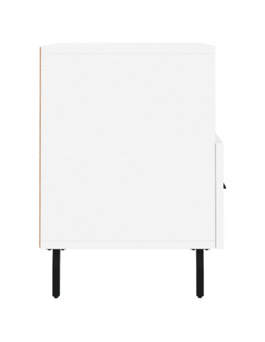 Mobile Porta TV Bianco 80x36x50 cm in Legno Multistrato
