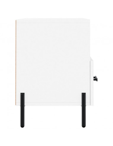 Mobile Porta TV Bianco 80x36x50 cm in Legno Multistrato