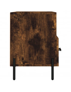 Mobile Porta TV Rovere Fumo 80x36x50 cm in Legno Multistrato 2