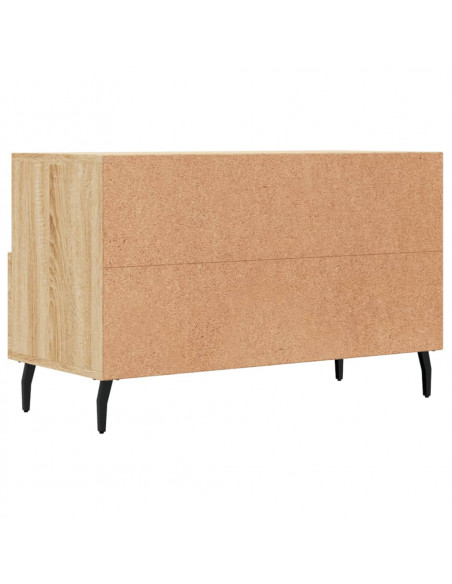 Mobile per TV Rovere Sonoma 80x36x50 cm Legno Multistrato