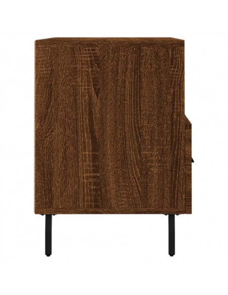 Mobile Porta TV Rovere Marrone 80x36x50 cm in Legno Multistrato