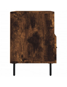 Mobile Porta TV Rovere Fumo 80x36x50 cm in Legno Multistrato 2