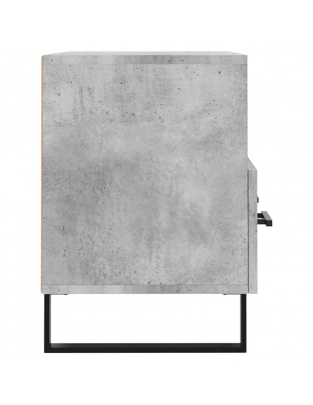 Mobile per TV Grigio Cemento 80x36x50 cm Legno Multistrato