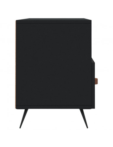 Mobile Porta TV Nero 102x36x50 cm in Legno Multistrato