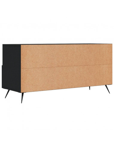 Mobile Porta TV Nero 102x36x50 cm in Legno Multistrato