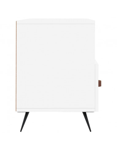 Mobile Porta TV Bianco 102x36x50 cm in Legno Multistrato