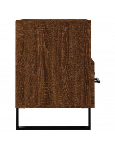 Mobile Porta TV Rovere Marrone 80x36x50 cm in Legno Multistrato