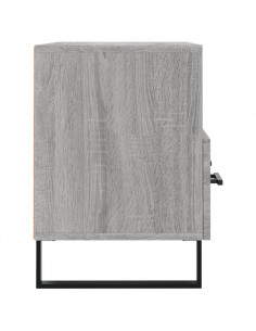 Mobile Porta TV Grigio Sonoma 80x36x50 cm in Legno Multistrato 2