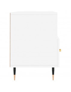 Mobile Porta TV Bianco 102x36x50 cm in Legno Multistrato 2