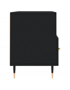 Mobile Porta TV Nero 102x36x50 cm in Legno Multistrato 2