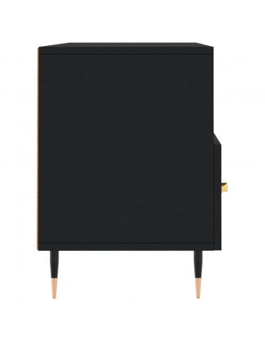 Mobile Porta TV Nero 102x36x50 cm in Legno Multistrato