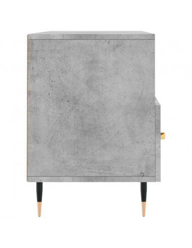 Mobile Porta TV Grigio Cemento 102x36x50 cm Legno Multistrato