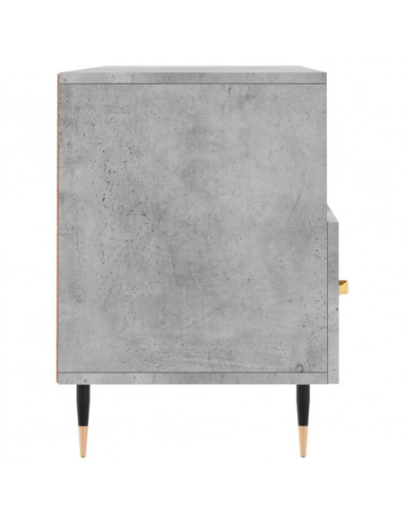 Mobile Porta TV Grigio Cemento 102x36x50 cm Legno Multistrato