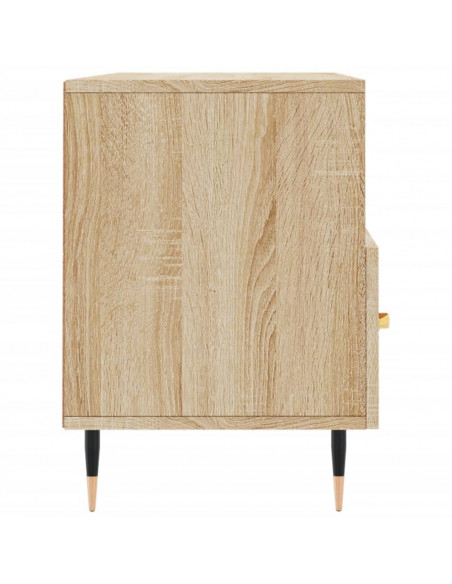 Mobile Porta TV Rovere Sonoma 102x36x50 cm in Legno Multistrato