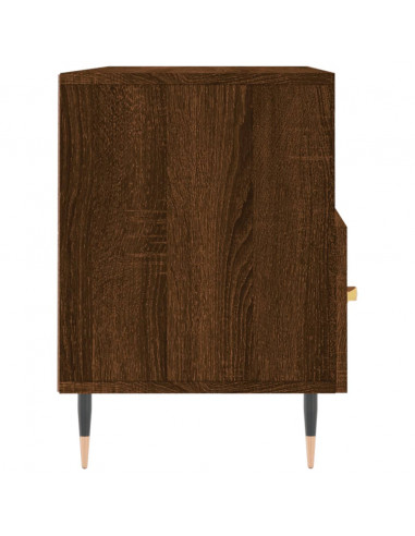 Mobile TV Rovere Marrone 102x36x50 cm in Legno Multistrato