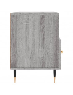 Mobile TV Grigio Sonoma 102x36x50 cm in Legno Multistrato 2