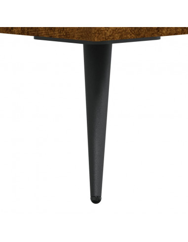 Mobile Porta TV Rovere Fumo 102x36x50 cm in Legno Multistrato